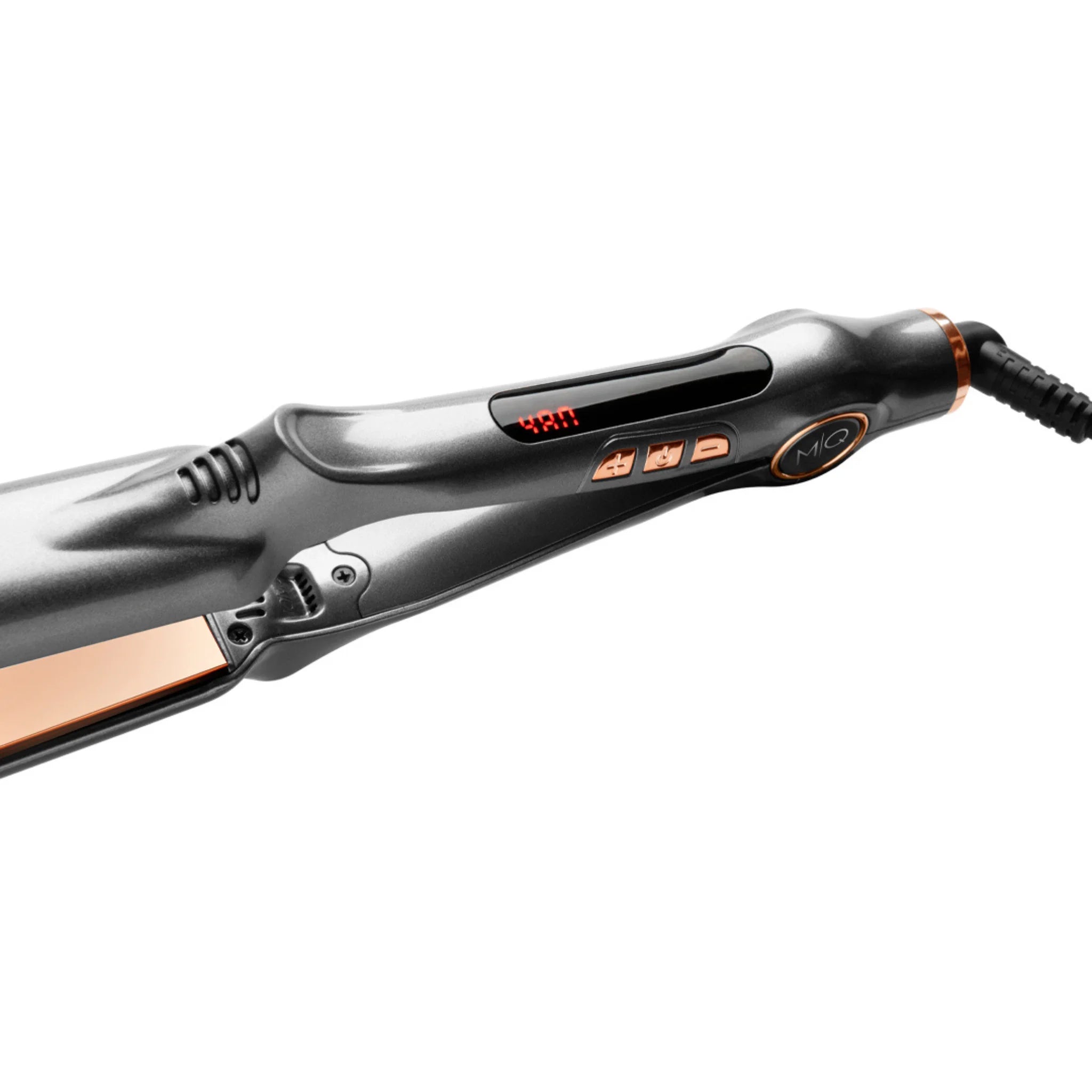 Plancha profesional MQ PRO 480 con placas de titanio y temperatura hasta 480°F